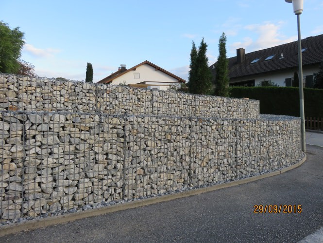Gabionenmauer